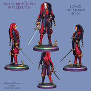 Lopazi The Masked Death - Jester Assassin - STL only - Only-Games