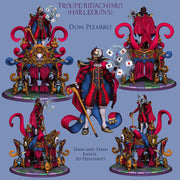 Don Pizarro - Harlequin Troupe Leader - 54mm - Only-Games