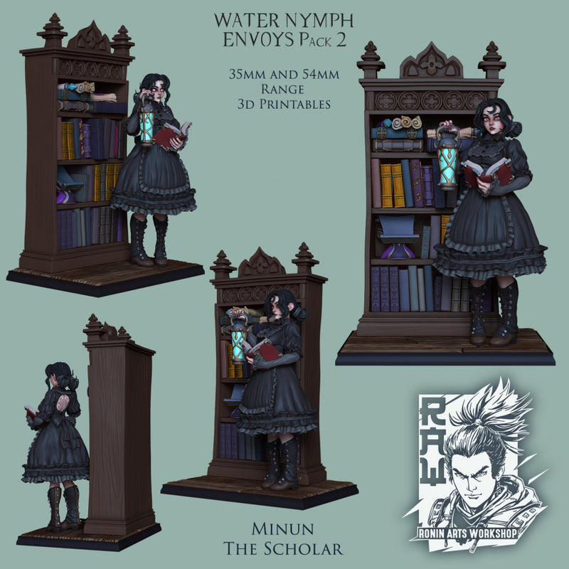 Minun The Scholar - Dual Form (Mermaid) - 54mm - Only-Games