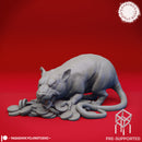 Maks the Giant Rat - Tabletop Miniature (Pre-Supported)