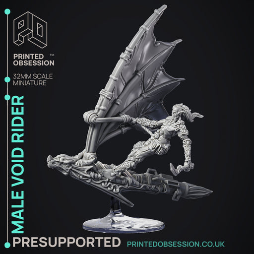 Male Void Surfer - gyth - Pre supported - 32mm D&D - Only-Games