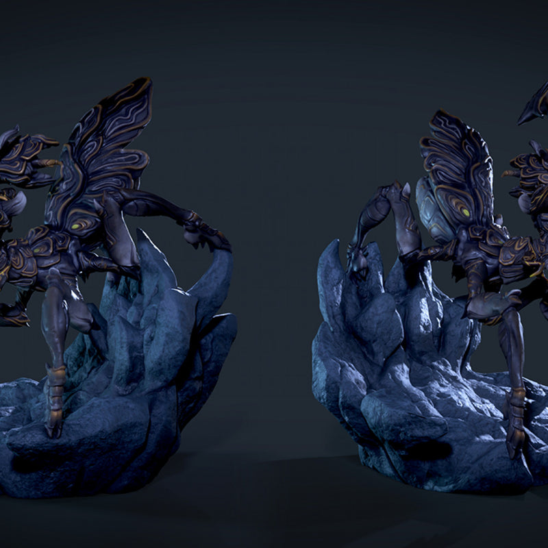 Twilight Huntress - Mantis Monster - STL only - Only-Games