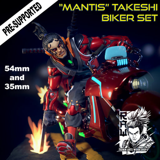 Mantis Takeshi - Biker Set - STL only - Only-Games