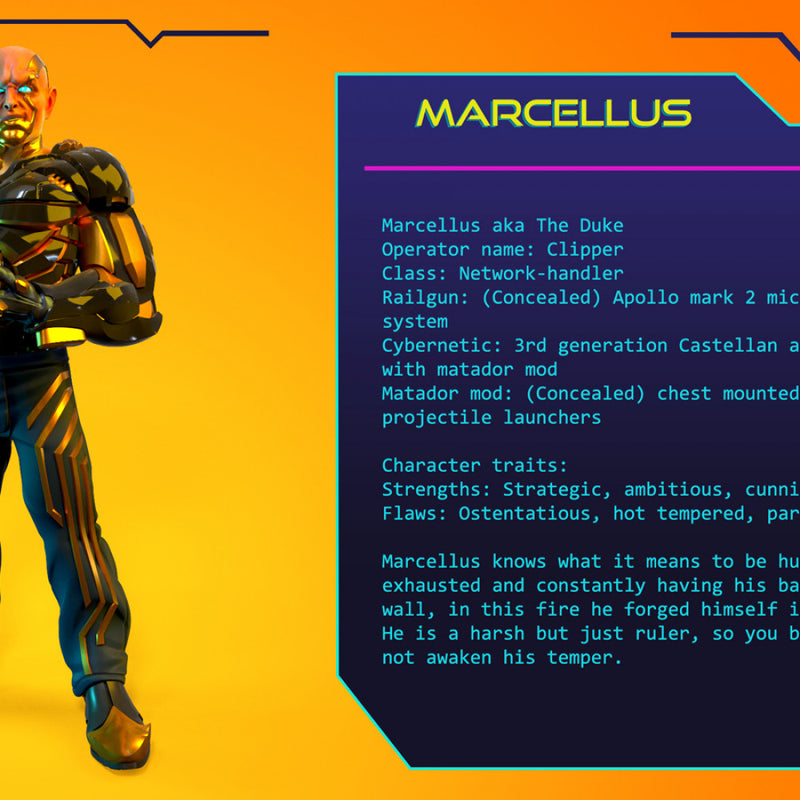 Marcellus - Cyberpunk Mob Boss - STL only - Only-Games