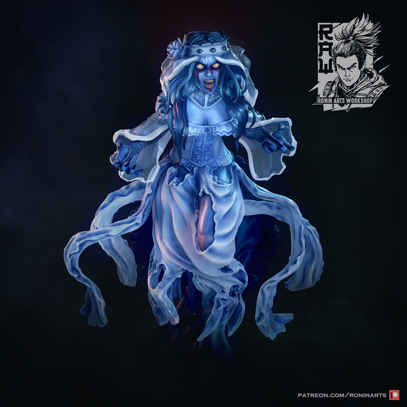 Valeria and Marina - Double Sided Figure of "La llorona" - STL only - Only-Games