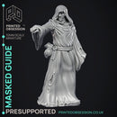 The Masked Guide - Wondering Desert -  PRESUPPORTED - Illustrated and Stats - 32mm scale