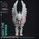 Sphinx - Tabaxi Caravan - PRESUPPORTED - 32mm Scale - Illustrated & Stats