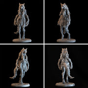 Mercedes The Haunted - Dual Form Peasant (Were-Coyote) - STL only - Only-Games