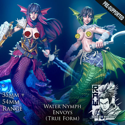 Water Nymph Envoys (NSFW) Mermaid Set - STL only - Only-Games
