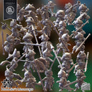 Seasoned Cat Adventurers (with 5 weapon options) - Only-Games