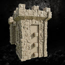 Complete Modular Stone Wall System with Castle Gate - Fortress Terrain STL for DnD & Wargaming