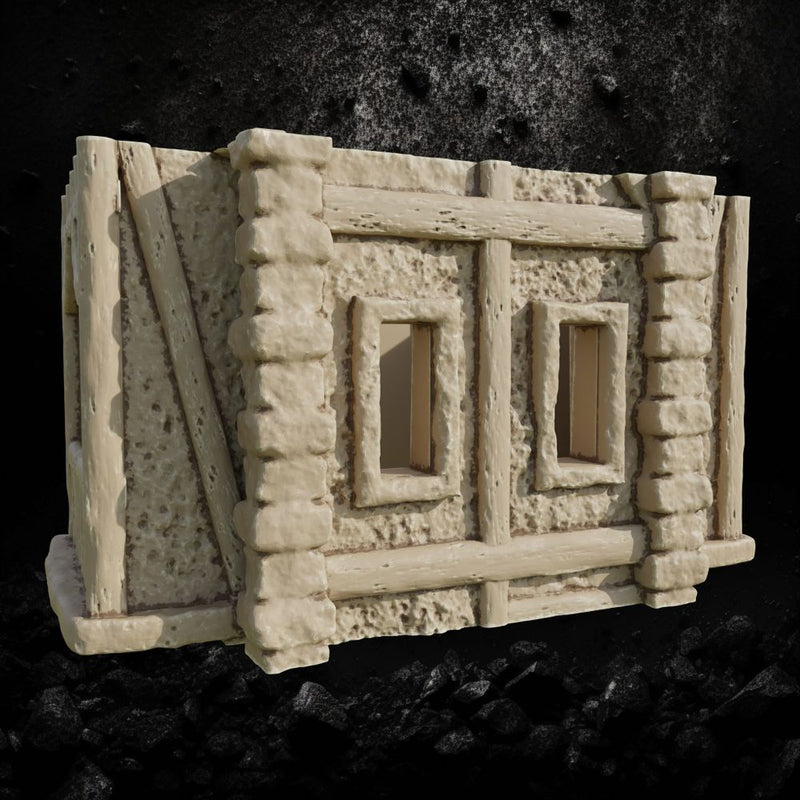 Reichlindorf House 2 - Timber Framed Village Home STL for DnD & Wargaming