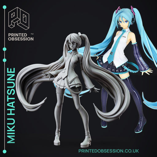 Miku Hatsune - Volcaloid - 120 mm Fanart Model - Only-Games