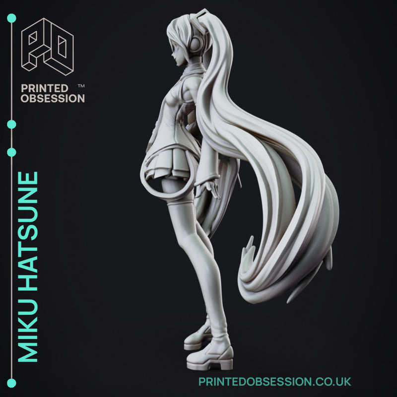 Miku Hatsune - Volcaloid - 120 mm Fanart Model