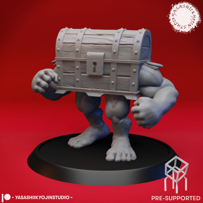 Mimic - Brawler Treasure Chest - Tabletop Miniature (Pre-Supported)