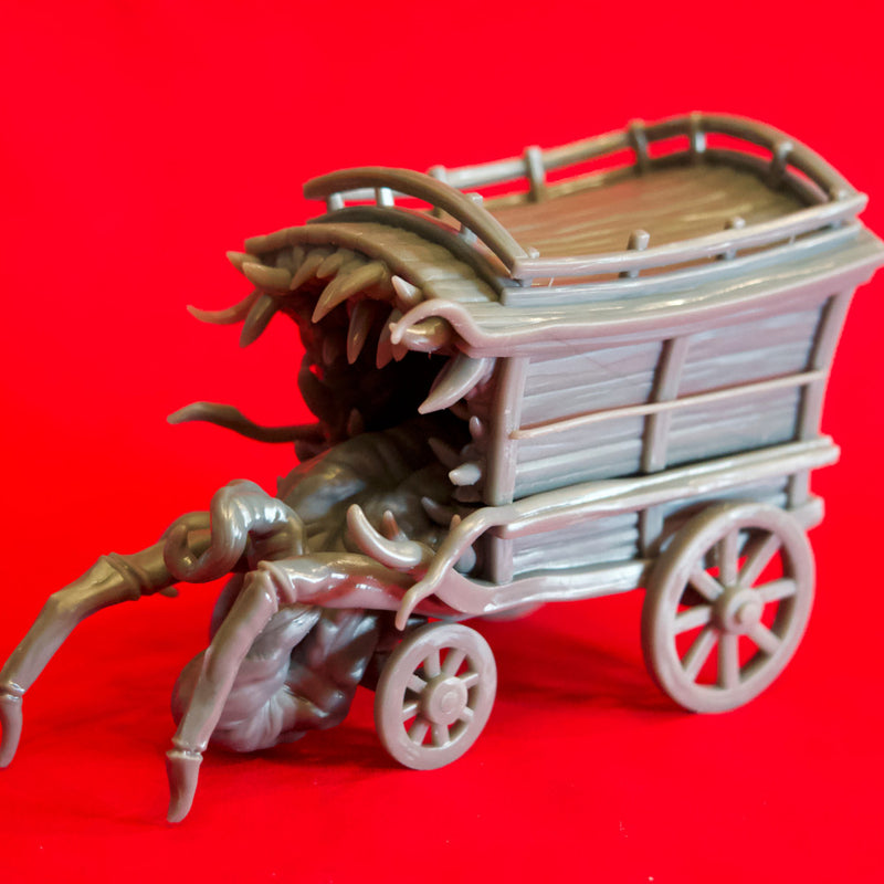 Mimic Wagon - Book of Beasts - Tabletop Miniatures (Pre-Supported)