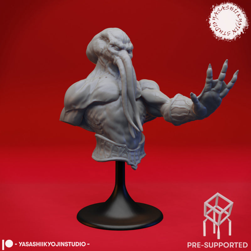 Cthulhid - Bust (Pre-Supported)