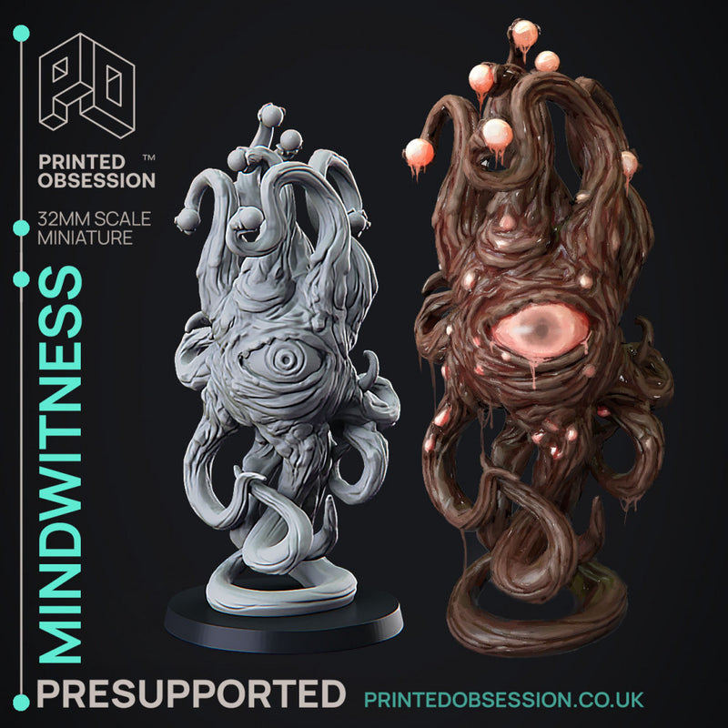 Monsters of the Multiverse - 9 Major monsters including Zuggtmoy and the Night Walker - PRESUPPORTED - 32mm scale