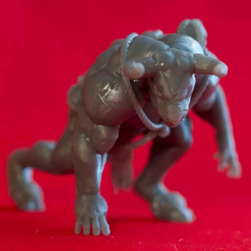 Charging Minotaur - Book of Beasts - Tabletop Miniature (Pre-Supported)