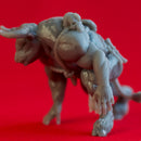 Charging Minotaur - Book of Beasts - Tabletop Miniature (Pre-Supported)