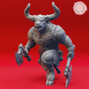 Minotaur Warband - Book of Beasts - Tabletop Miniatures (Pre-Supported)