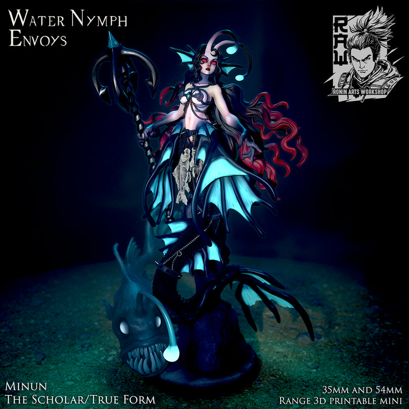Minun The Scholar - Dual Form (Mermaid) - 54mm - Only-Games