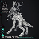Moder - Wendigo -  Cryptids of the Darkwoods - PRESUPPORTED - Illustrated and Stats - 32mm scale