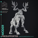 Moder - Wendigo -  Cryptids of the Darkwoods - PRESUPPORTED - Illustrated and Stats - 32mm scale