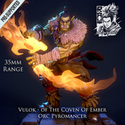 Vulok - Orc Pyromancer - STL only - Only-Games