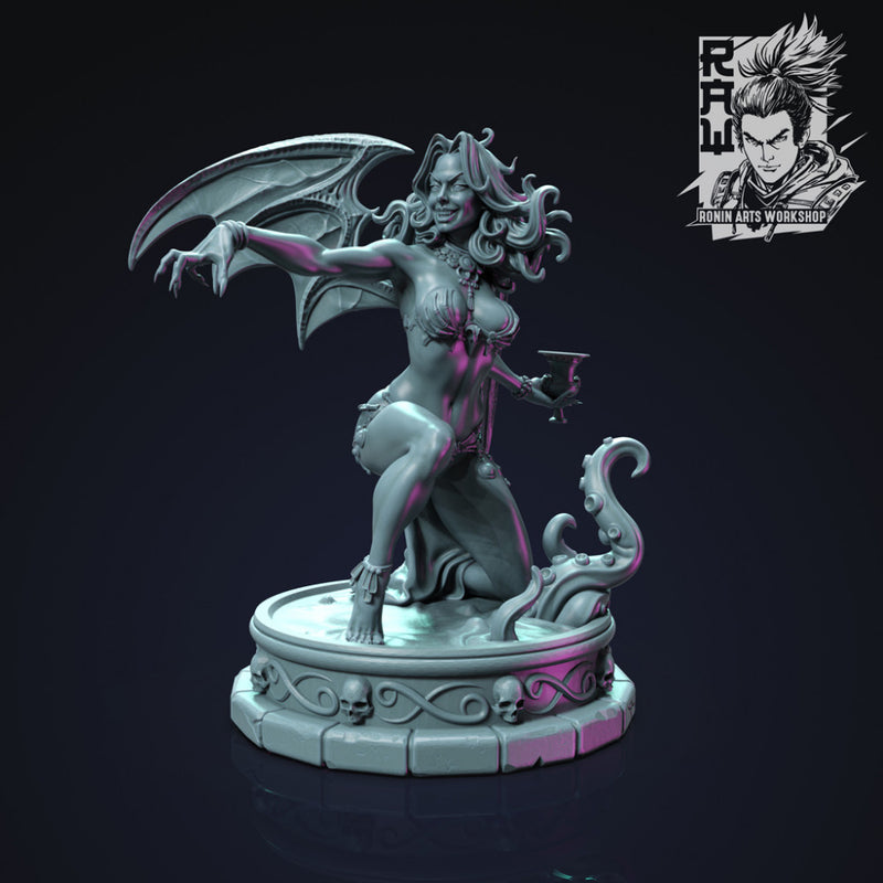 Cassandra The Temptress - Female Vampire - STL only - Only-Games