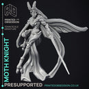 Moth Knight - Medium Fighter - PRESUPPORTED - 32mm Scale