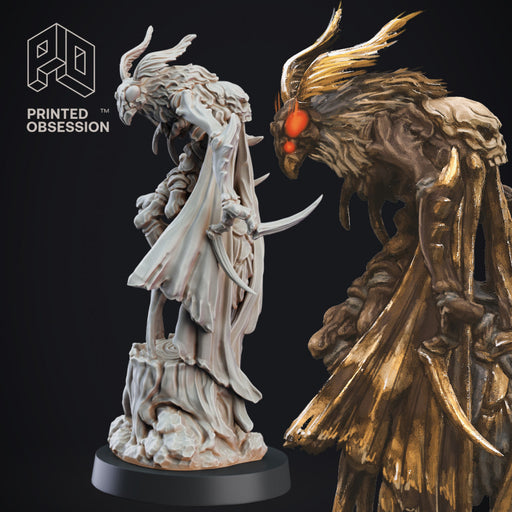 Mothman - Cryptid - PRESUPPORTED - 32mm Scale - Only-Games