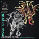 Mountain Devil - Large Monster - Cryptids of the Darkwoods -  PRESUPPORTED - Illustrated and Stats - 32mm scale