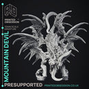 Mountain Devil - Large Monster - Cryptids of the Darkwoods -  PRESUPPORTED - Illustrated and Stats - 32mm scale