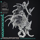 Mountain Devil - Large Monster - Cryptids of the Darkwoods -  PRESUPPORTED - Illustrated and Stats - 32mm scale