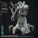 Mr Fixit - Warforged Adept -  PRESUPPORTED - Illustrated and Stats - 32mm scale
