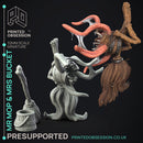 Dungeon Cleaning Inc - 13 Model Pack - PRESUPPORTED - Illustrated and stats