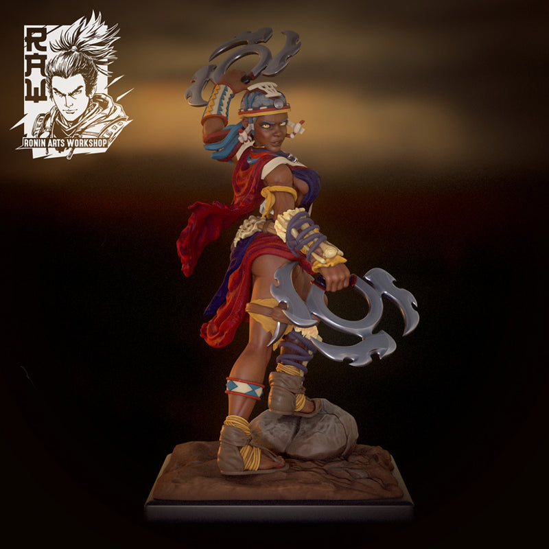 Naija The Fighter - Dual Form Hero - STL only - Only-Games