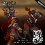 Naija The Fighter - Dual Form Hero - STL only - Only-Games