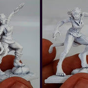 Naija The Fighter - Dual Form Hero - STL only - Only-Games