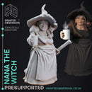 Nana - Black Witch - PRESUPPORTED - 32mm scale