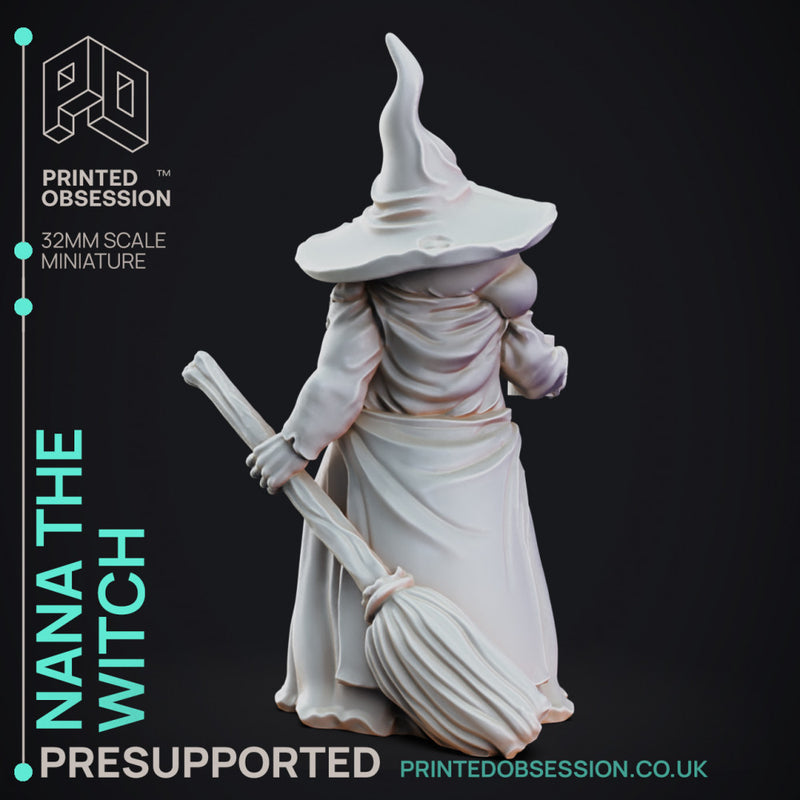 Nana - Black Witch - PRESUPPORTED - 32mm scale - Only-Games