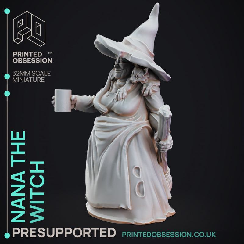 Nana - Black Witch - PRESUPPORTED - 32mm scale - Only-Games