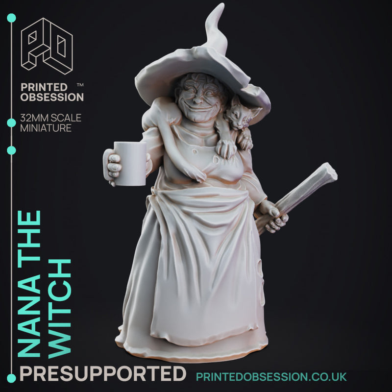 Nana - Black Witch - PRESUPPORTED - 32mm scale - Only-Games