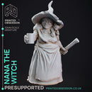Nana - Black Witch - PRESUPPORTED - 32mm scale