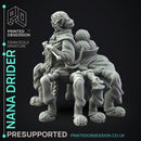 Nana Drider - Spider Woman -  PRESUPPORTED - Illustrated and Stats - 32mm scale