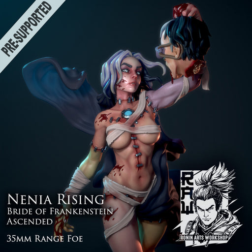 Nenia Rising - The Bride of Frankenstein - STL only - Only-Games