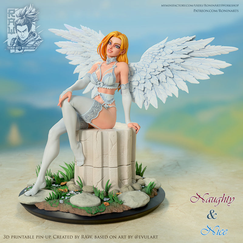 Naughty and Nice - Double Pin-Up Kit - STL only - Only-Games