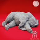 Defeated Owlbear - Book of Beast - Tabletop Miniature (Pre-Supported)