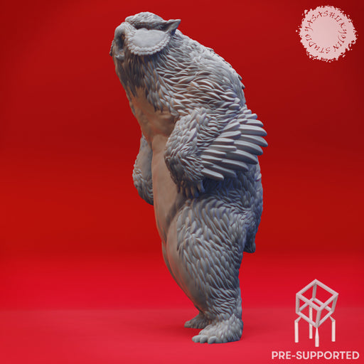 Rearing Owlbear - Book of Beasts - Tabletop Miniature (Pre-Supported) - Only-Games